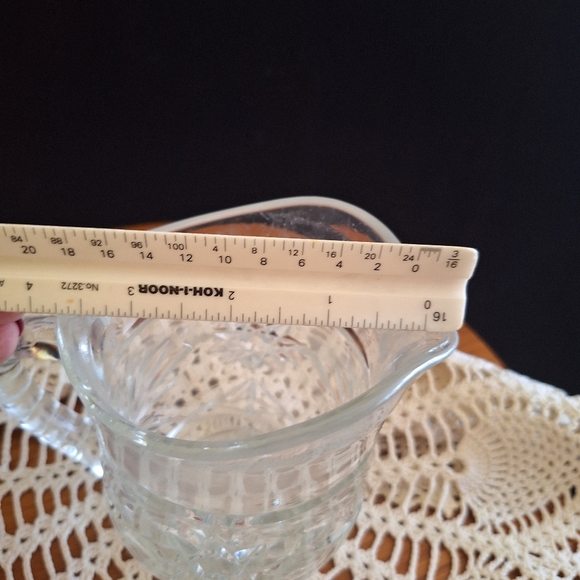 Anchor hocking Star of David pitcher - Picture 9 of 12